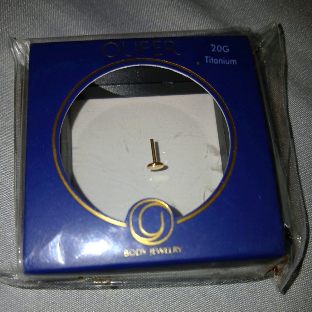 OUFER Titanium Body Jewelry - Gold